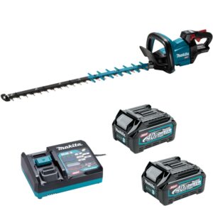 MAKITA UH005GD201 akumulatorowe nożyce do żywopłotu 75cm XGT 40V Max 2,5Ah Li-Ion BLDC XPT WG (do cienkich gałęzi)