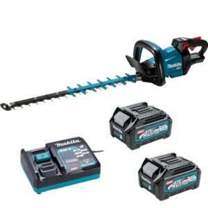 MAKITA UH004GD201 akumulatorowe nożyce do żywopłotu 60cm XGT 40V Max 2,5Ah Li-Ion BLDC XPT (BL MOTOR do cienkich gałęzi)