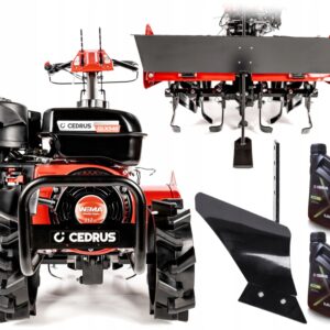 GLEBOGRYZARKA spalinowa na kołach CEDRUS GLX540 + PŁUG DO ORANIA